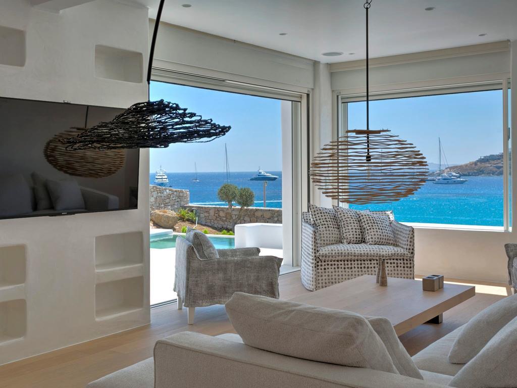 Beachfront Mykon Villa Platis Yialos